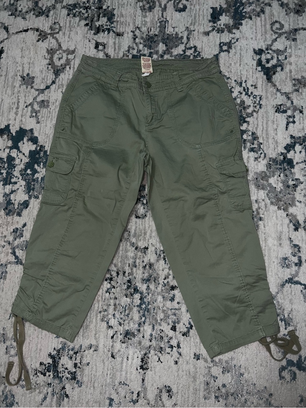 Olive green utility/cargo pants